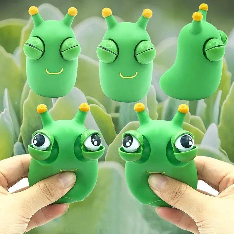 Silicone Popping Toy With Green Grasshopper Bug And Worm Features For  Stress Relief And Sensory Play From Jamboree, $1.17