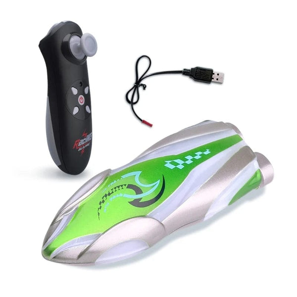 SearchFindOrder Green Mini High-Speed Remote-Control LED Toy Boat