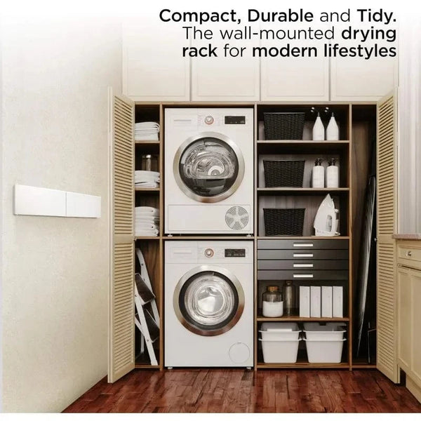 SearchFindOrder Grey Laundry Drying Rack