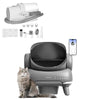 SearchFindOrder Grey with 1 dryer and App Smart Cat Litter Box with Dryer and App