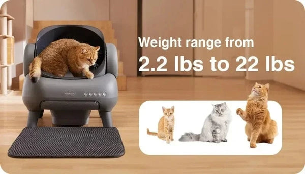 SearchFindOrder Grey with 1 dryer and App Smart Cat Litter Box with Dryer and App