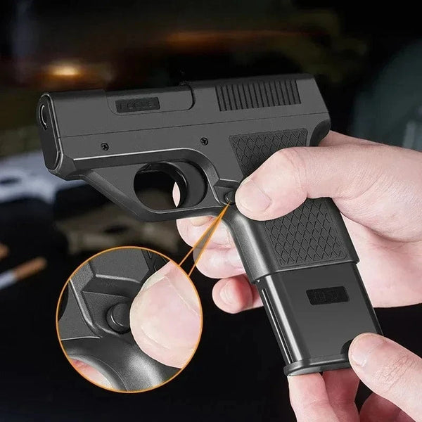 SearchFindOrder Gun Shape Secret Storage Jet Flame Lighter
