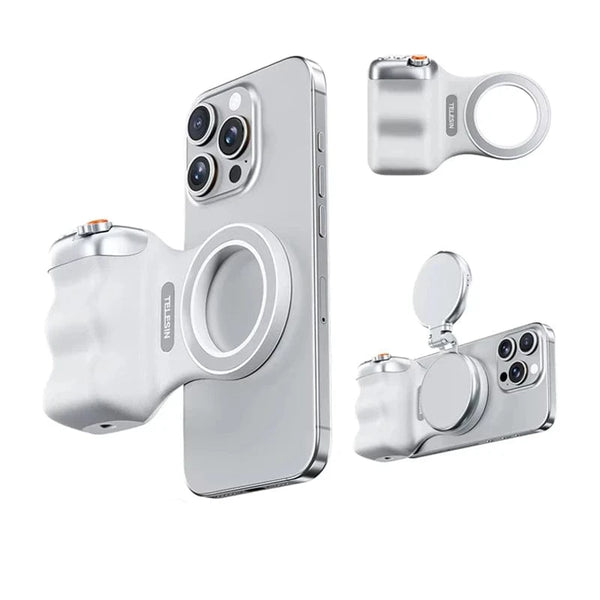 SearchFindOrder Hand Grip Fill light Phone Magnetic Camera Grip with Selfie Ring Light