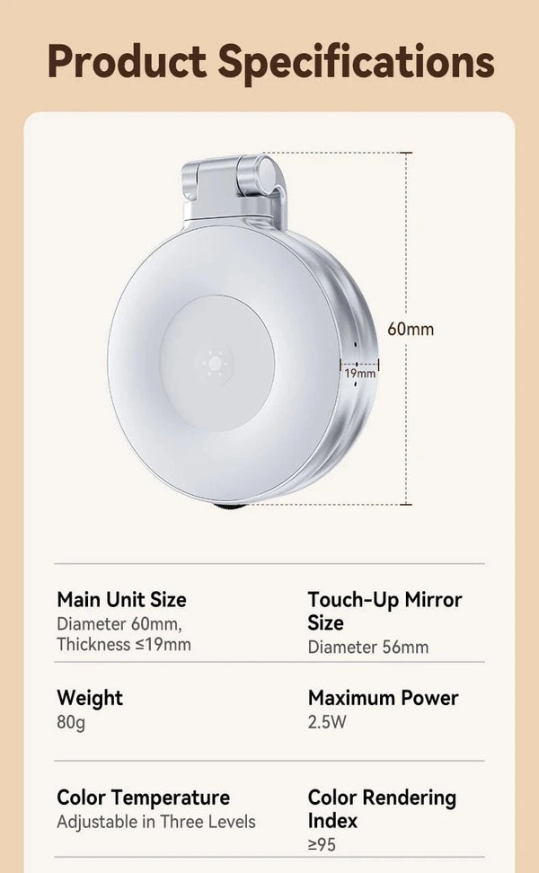 SearchFindOrder Hand Grip Fill light Phone Magnetic Camera Grip with Selfie Ring Light