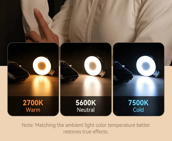 SearchFindOrder Hand Grip Fill light Phone Magnetic Camera Grip with Selfie Ring Light