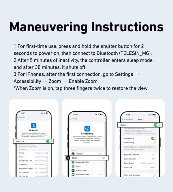SearchFindOrder Hand Grip Fill light Phone Magnetic Camera Grip with Selfie Ring Light