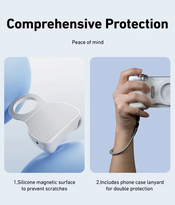 SearchFindOrder Hand Grip Fill light Phone Magnetic Camera Grip with Selfie Ring Light