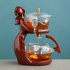 SearchFindOrder Heat-Resistant Glass Teapot