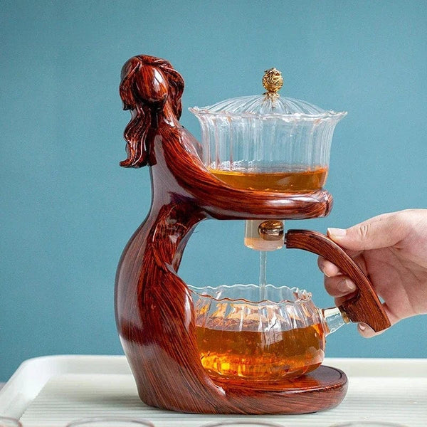 SearchFindOrder Heat-Resistant Glass Teapot