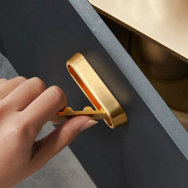 SearchFindOrder Hidden Stainless Steel Folding Wall Hook