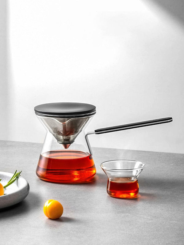 SearchFindOrder High-End Vintage Art Brew Reusable Glass Coffee/Tea Drip Brewer