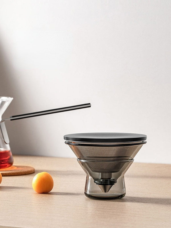 SearchFindOrder High-End Vintage Art Brew Reusable Glass Coffee/Tea Drip Brewer