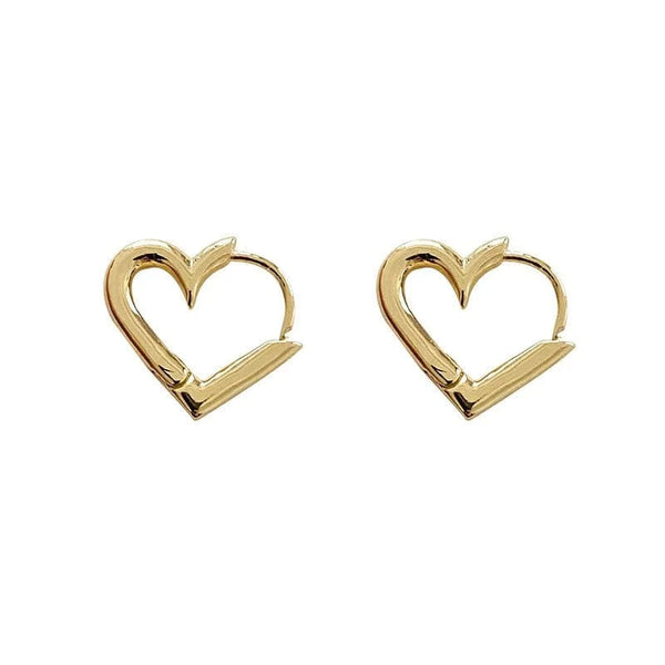 SearchFindOrder Hollow Heart Earrings
