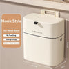 SearchFindOrder Hook Eco Space 10L Cabinet Door Trash Companion Wall-Mounted Kitchen Bin with Lid
