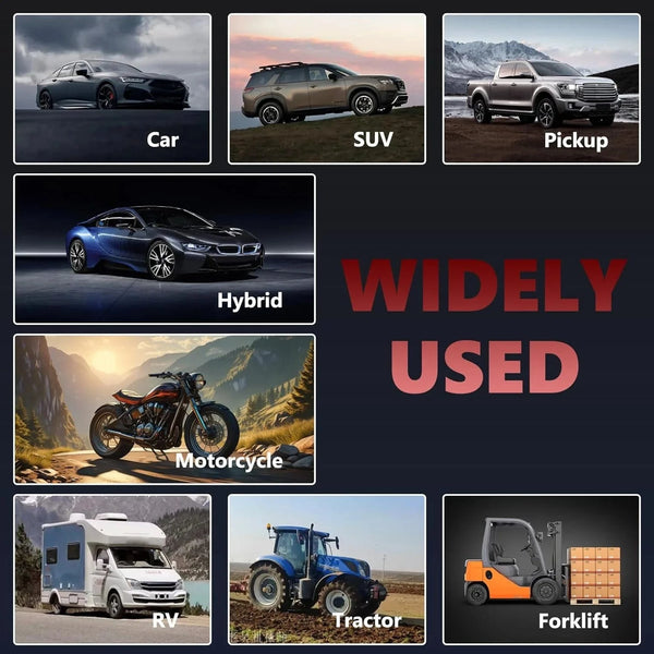 SearchFindOrder HTD180 High Accuracy Laser Tire Tread Depth Gauge - 0.1mm Precision, Wi-Fi/BT Support