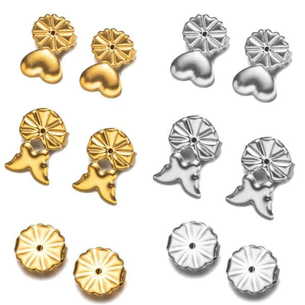 SearchFindOrder Hypoallergenic Stainless Steel Earring Lifters and Backs