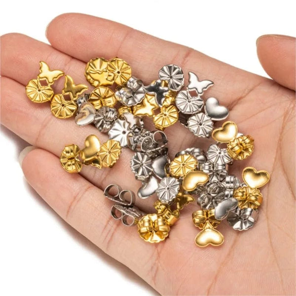 SearchFindOrder Hypoallergenic Stainless Steel Earring Lifters and Backs