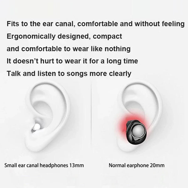SearchFindOrder Invisible Sleep Mini Bluetooth Earbuds
