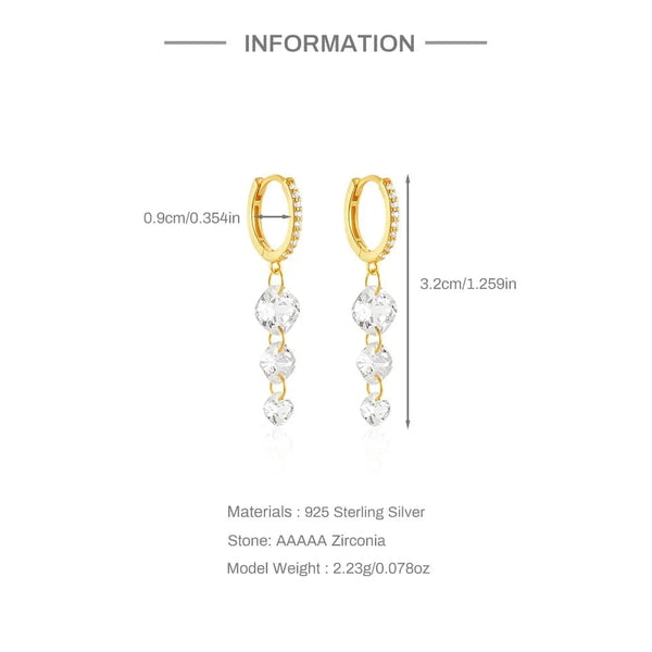 SearchFindOrder jewelry C Silver Drop Earrings