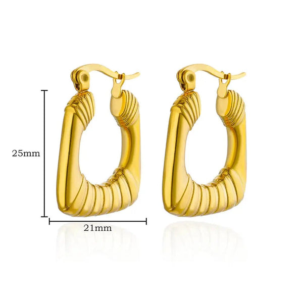 SearchFindOrder jewelry Chunky Hoop Earrings