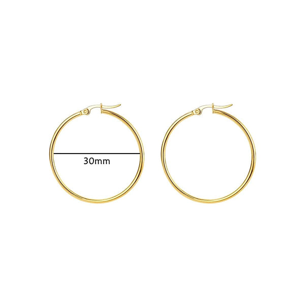 SearchFindOrder jewelry Chunky Hoop Earrings