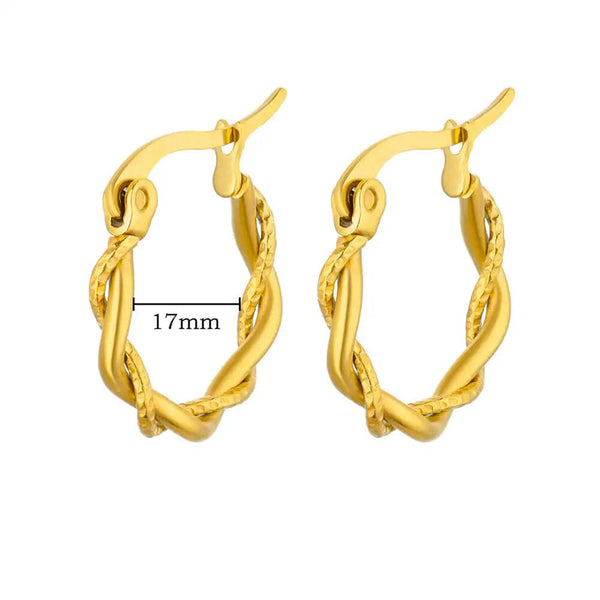 SearchFindOrder jewelry Chunky Hoop Earrings