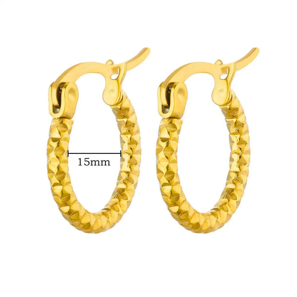 SearchFindOrder jewelry Chunky Hoop Earrings
