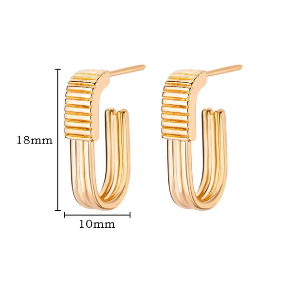 SearchFindOrder jewelry Chunky Hoop Earrings