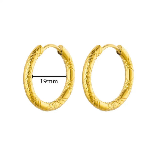 SearchFindOrder jewelry Chunky Hoop Earrings