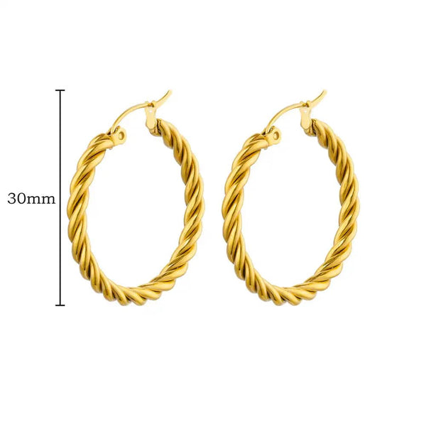 SearchFindOrder jewelry Chunky Hoop Earrings