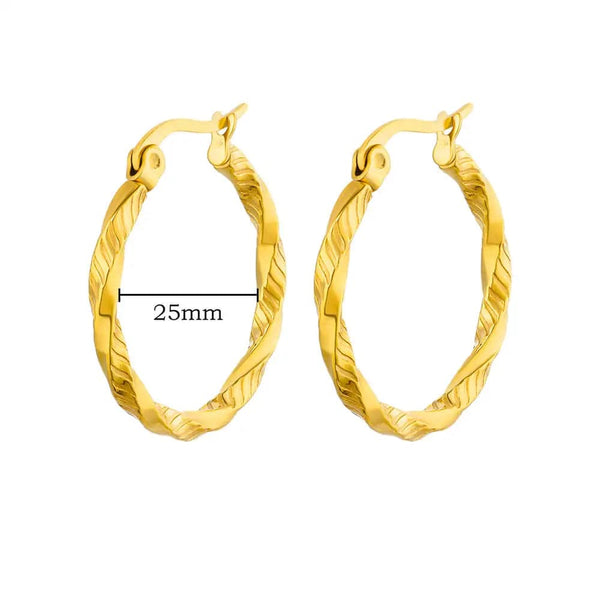SearchFindOrder jewelry Chunky Hoop Earrings