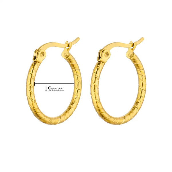 SearchFindOrder jewelry Chunky Hoop Earrings