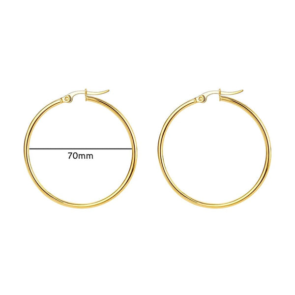 SearchFindOrder jewelry Chunky Hoop Earrings