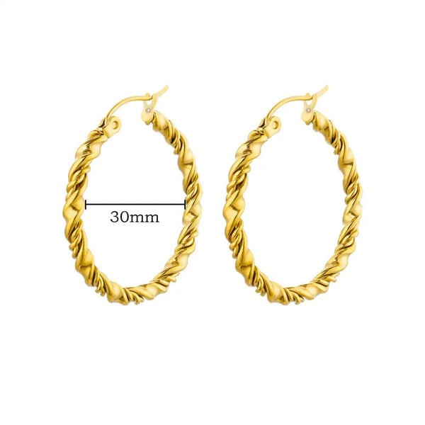 SearchFindOrder jewelry Chunky Hoop Earrings