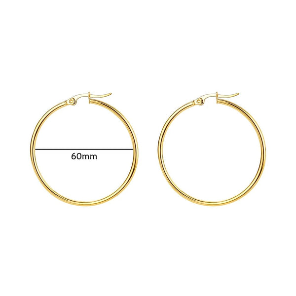 SearchFindOrder jewelry Chunky Hoop Earrings