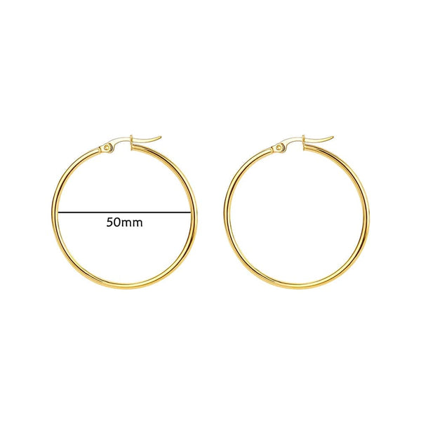 SearchFindOrder jewelry Chunky Hoop Earrings