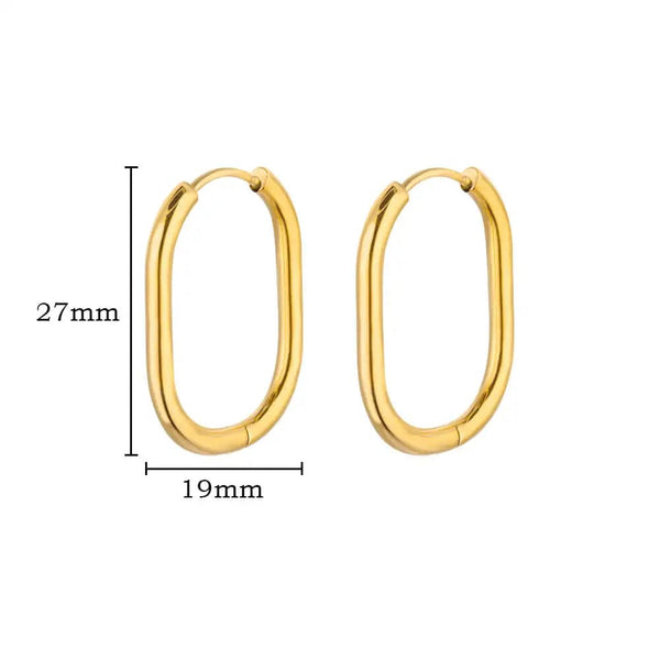 SearchFindOrder jewelry Chunky Hoop Earrings