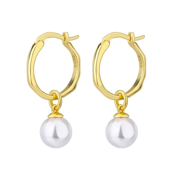 SearchFindOrder jewelry Pearl Hoop Earrings