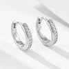 SearchFindOrder jewelry Silver Huggie Hoop Earrings