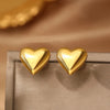 SearchFindOrder jewlery Gold Heart Earrings