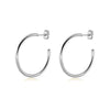 SearchFindOrder jewlery Silver Color Hoop Earrings