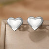 SearchFindOrder jewlery Silvr Heart Earrings