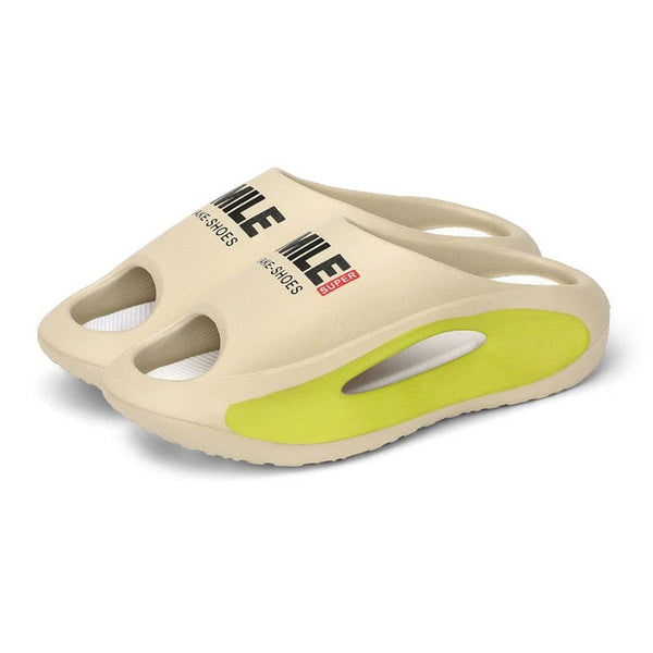 SearchFindOrder Khaki C / 36-37(22.5-23cm) Unisex Futuristic Beach Slippers