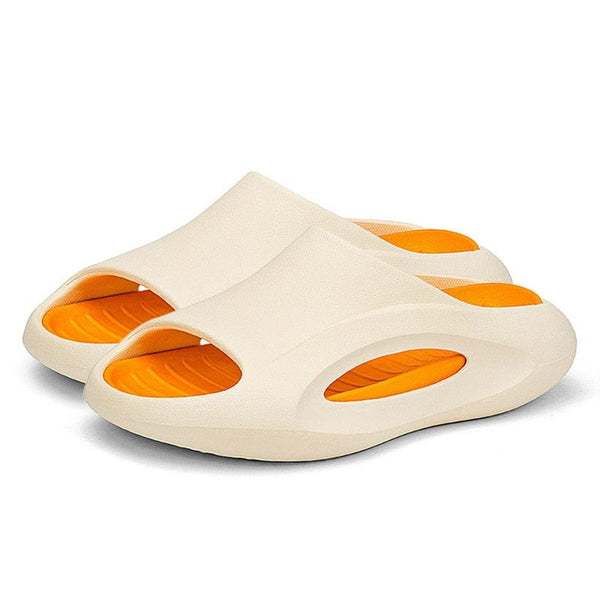 SearchFindOrder Khaki D / 36-37(22.5-23cm) Unisex Futuristic Beach Slippers