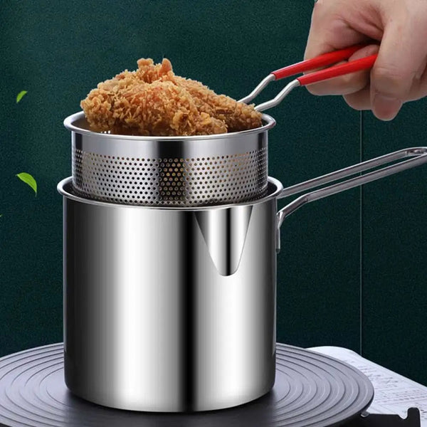 SearchFindOrder Kitchen Deep Frying Pot 304 Stainless Steel