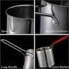 SearchFindOrder Kitchen Deep Frying Pot 304 Stainless Steel