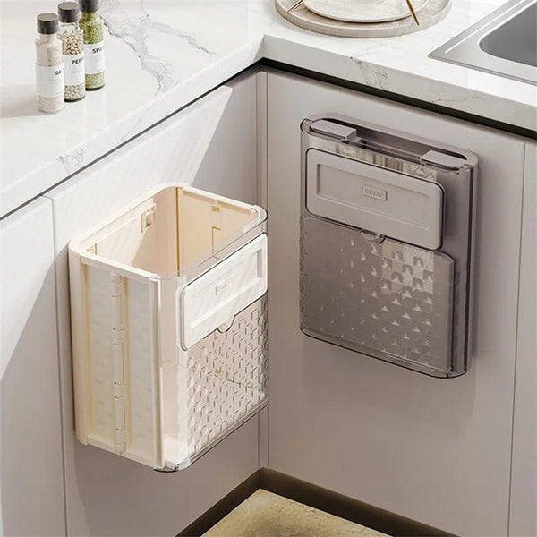 SearchFindOrder Kitchen Hanging Foldable Trash Can