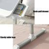 SearchFindOrder Laptop Desk with Adjustable Stand, Built-in Light, and Storage Drawer