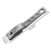 SearchFindOrder Large Effortless Rotary 360° Stainless Steel Nail Clippers Trimmer for Fingernails & Toenails