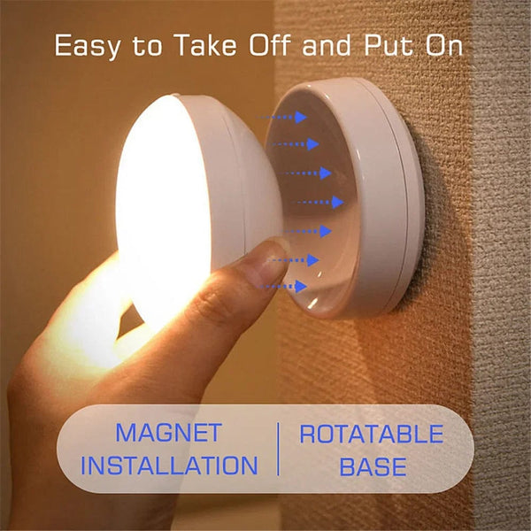 SearchFindOrder LED Rotating Human Body Sensor Light